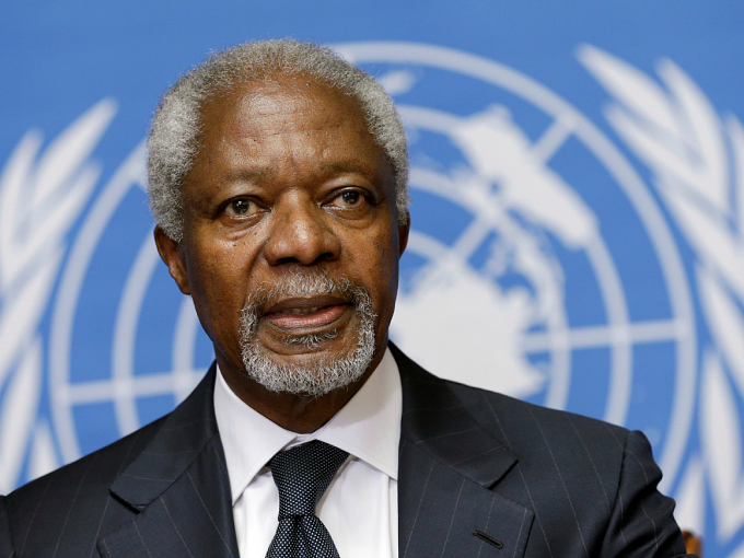 Kofi Annan served as the seventh Secretary-General of the UN. Photo: Denis Balibouse, Reuters / NTB scanpix. 